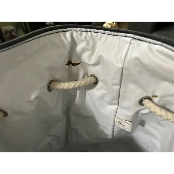 Chanel Canvas Drawstring Bucket Bag - Picture 8 of 15